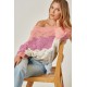 Maglione in maglia a blocchi di colore Multi